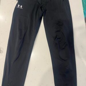 Black under armour joggers